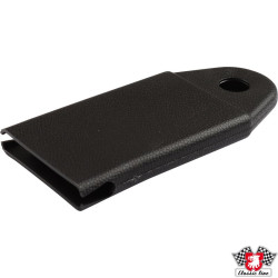 Cover for seal belt anchor plate, rear, black