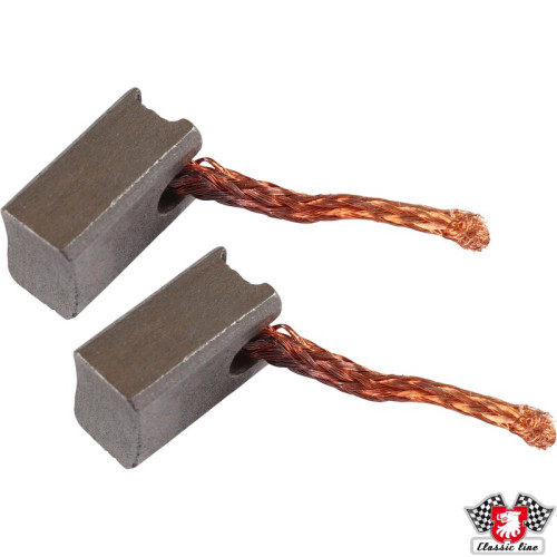 Brush set for fuel pump