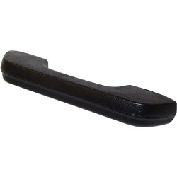 Armrest, plastic, black, left/right, economy quality