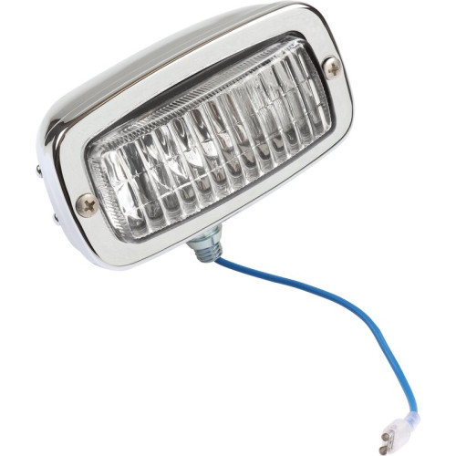 Back up light, chrome, without E-mark