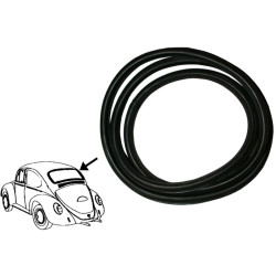 Seal for rear window without groove for moulding, Cal look, Brazil