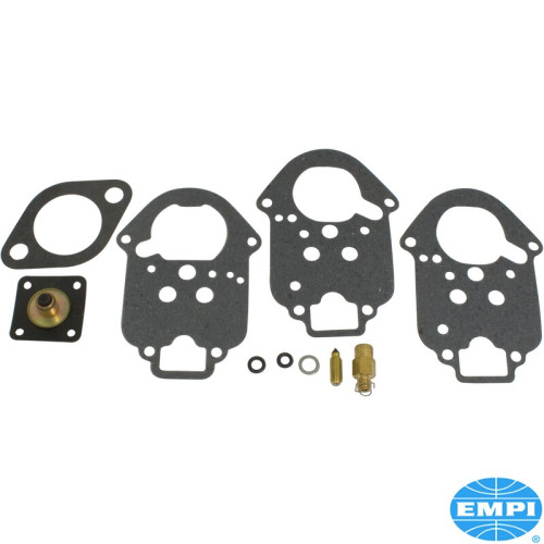 ชุดซ่อมคาร์บูเรเตอร์ สำหรับเวเบอร์ 34 ไอซีที/ไอซีเอช, EPC 34/34X. รวมถึงไดอะแฟรมปั๊มคันเร่ง เข็ม/เบาะนั่ง และโอริงและปะเก็นที่จำเป็นทั้งหมด