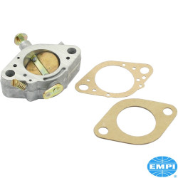 Carburettor base throttle assembly