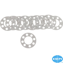 8 hole paper gasket set, 8 mm holes, 10 pieces