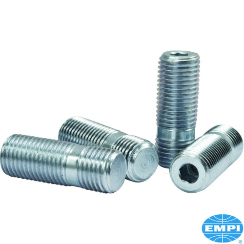 Wheel stud set, M14x1.5, both ends, 4 pieces