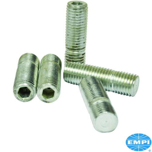 Wheel stud set, M12x1.5, both ends, 5 pieces