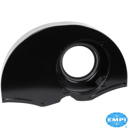 แผงบังพัดลมไม่มีท่ออากาศ แผ่นกั้นลมภายใน 9 ชิ้น สไตล์ 36 HP สีดำ