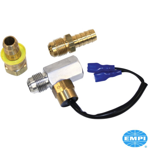 เทอร์โมสแตทตัวทำความเย็นน้ำมันแบบอินไลน์ 37° ข้อต่อท่อ 1/2&quot ยึดติดกับช่องทางเข้าของออยล์คูลเลอร์