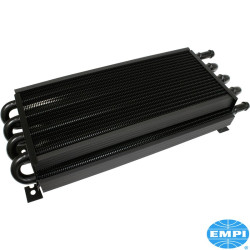 8-pass oil cooler, 1/2&quot hose barb