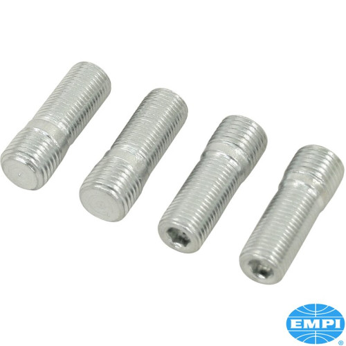 Wheel stud set, M14x1.5 to 1/2&quotx20, 4 pieces
