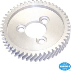 Bolt-on camshaft gear, aluminium. Works with all aftermarket and O.E. camshafts