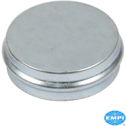 Camshaft plug, metal, for case with groove