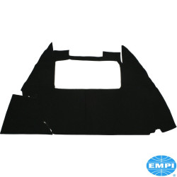 Boot carpet, 1-piece, black