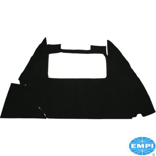 Boot carpet, 1-piece, black