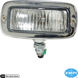 Back up light with right bracket and boot, chrome