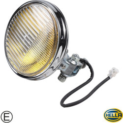 ไฟตัดหมอกโครเมียม ซ้าย/ขวา พร้อมกระจกเหลือง Hella 118 พร้อมหลอดไฟ พร้อมเครื่องหมายอิเล็กทรอนิกส์