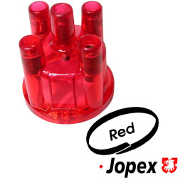 PartzBiz CE-8191200606-Distributor cap, red transparent