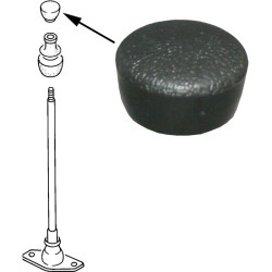 Gear shift knob, 12 mm, black