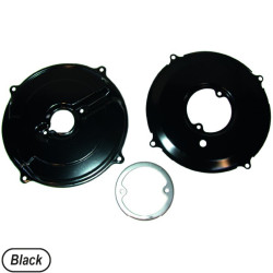 Backing plate set for alternator, black