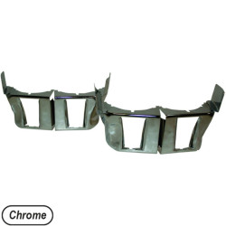 Chrome cool tins set. Increases the air flow to the cylinder head for extra cooling.