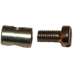 Barrel connector for accelerator cable
