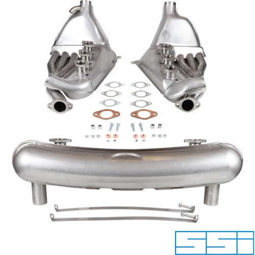 PartzBiz CE: 1620801910-Exhaust set, Racing, with two Ø63
