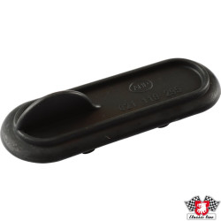 Alternator adjustment hole cover