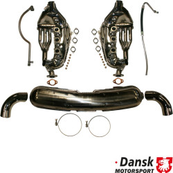 Exhaust conversion set, free-flow, with loose 84 mm tail pipes
