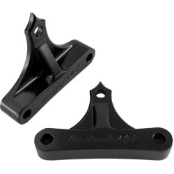 PartzBiz HD--Accutronix 49mm Black Tribal 7/8" Thick Fender Spacer 14-18 Harley FLH/T -TFS49LF7/8B