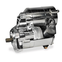 PartzBiz HD--All Balls Chrome 1.6 KW Starter for Harley Touring Softail & Dyna | 80-1012