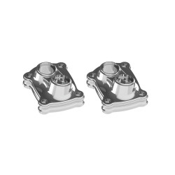 PartzBiz HD--Arlen Ness 12-582 Chrome 10-Gauge Lifter Block Covers 17-18 M8 Harley Touring 0940-1660 09401660 263845