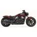 PartzBiz HD: 3465044-Bassani 3” Black Slip On Mufflers Slash Cut Exhaust Pipes Indian 2017-2021 Scout