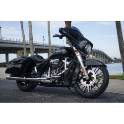 PartzBiz HD - Coastal Moto Black Cut Atlantic 3D 21" Front Cast Wheel Only Harley 08-17 W/ ABS | 3D-ATL213BC PartzBiz HD - Coastal Moto Black Cut Atlantic 3D 21" Front Cast Wheel Only Harley 08-17 W/ ABS | 3D-ATL213BC
