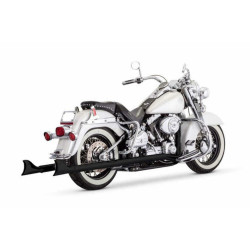 PartzBiz HD--Freedom Performance 39” True Dual Sharktail Pipe Exhaust System Harley Softails