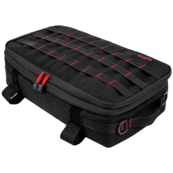 PartzBiz HD  - HardDrive Moto Pockets Pannier Bag Black Nylon ABS Waterproof Harley Hard Bags