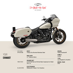 PartzBiz HD--FXLRST 2023 - Mid Control Brushed Stainless