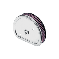 PartzBiz HD--K&N High Flow Air Filter Polished Washable Reusable Harley Touring 95-98