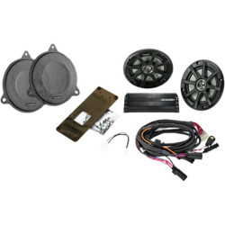 PartzBiz HD--Kicker Coaxial Speaker Amp Fairing Kit Audio Plug N Play Harley Touring 14-20 FL