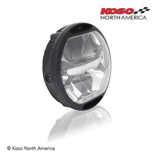 PartzBiz HD: 4413277-Koso North America GA002000 Thunderbolt 6.7" Motorcycle LED Headlight Harley Davidson Yamaha Suzuki Victory Kawasaki Honda 2001-1816 20011816