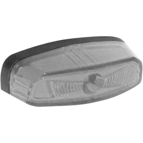 PartzBiz HD: 4413309-Koso HB034010 Hawkeye Smoked Clear Red LED Brake Taillight Running License Plate Light Bright Harley Davidson Indian Yamaha Triumph Suzuki Custom Chopper Softail Sportster Touring Dyna Street Stop Fender Lighting Upgrade Replacement