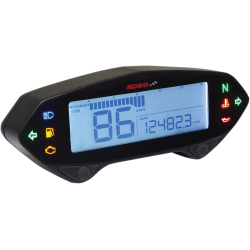 PartzBiz HD--Koso DB-01RN Multi-Function Meter Speedo Tach & More Universal 12v