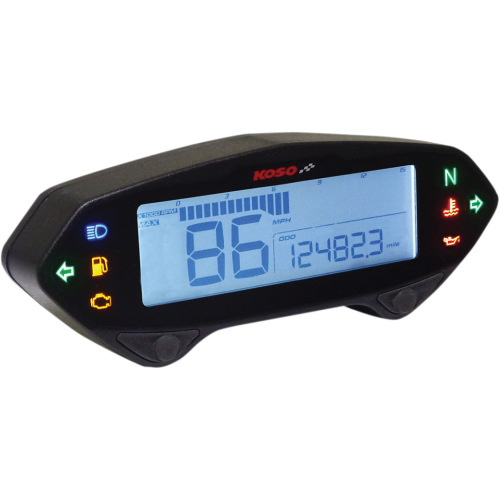 PartzBiz HD: 4413306-Koso DB-01RN Multi-Function Meter Speedo Tach & More Universal 12v