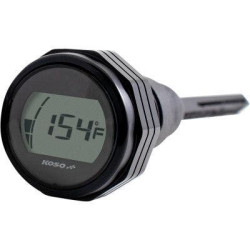 PartzBiz HD  - KOSO BA053101 Oil Dipstick Digital Readout Gauge Harley Milwaukee Eight 17-20 2212-0814 22120814 Harley FLH FXD Harley FLH FXD Road King Softail Dyna odometer temperature fuel level rpm cruise control abs anti theft