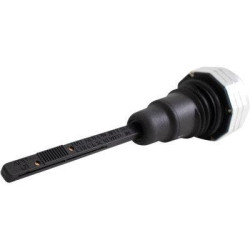 PartzBiz HD  - KOSO BA053111 Oil Dipstick Digital Gauge Silver Harley Milwaukee Eight 17-20 2212-0815 22120815 Harley FLH FXD Harley FLH FXD Road King Softail Dyna odometer temperature fuel level rpm cruise control abs anti theft