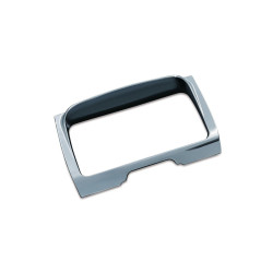 PartzBiz HD--Kuryakyn Chrome Tri-Line Stereo Trim for Harley 14-16 Touring & Trike 7239