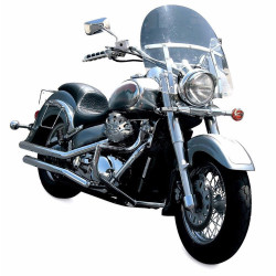 PartzBiz HD--Chrome Lindby Linbar Highway Bar Engine Pegs Guard Suzuki Volusia Boulevard 800