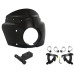 PartzBiz HD: 3468489-Road Warrior Fairing 11” Dark Smoke Windshield Black Mount Kit Harley FXBB 18+