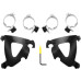 PartzBiz HD: 3468439-Road Warrior 7” Dark Smoke Windshield Fairing Black Mounting Kit Harley 18+ FXLR