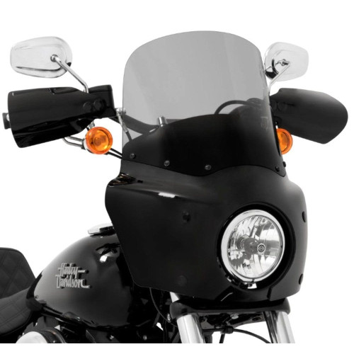 PartzBiz HD: 3468396-Road Warrior 13” Black Smoke Windshield Fairing Black Mount Kit Harley 18+ FXLR PartzBiz HD: 3468396-Road Warrior 13” Black Smoke Windshield Fairing Black Mount Kit Harley 18+ FXLR
