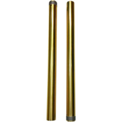 PartzBiz HD--Gold 49mm OEM 46617-06 Replacement Front End Fork Tubes Harley Dyna FXDWG 27.50”